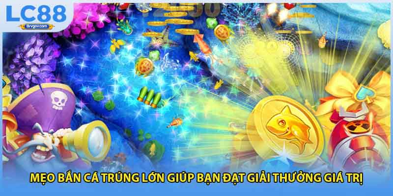 Mẹo bắn cá trúng lớn giúp bạn đạt giải thưởng giá trị